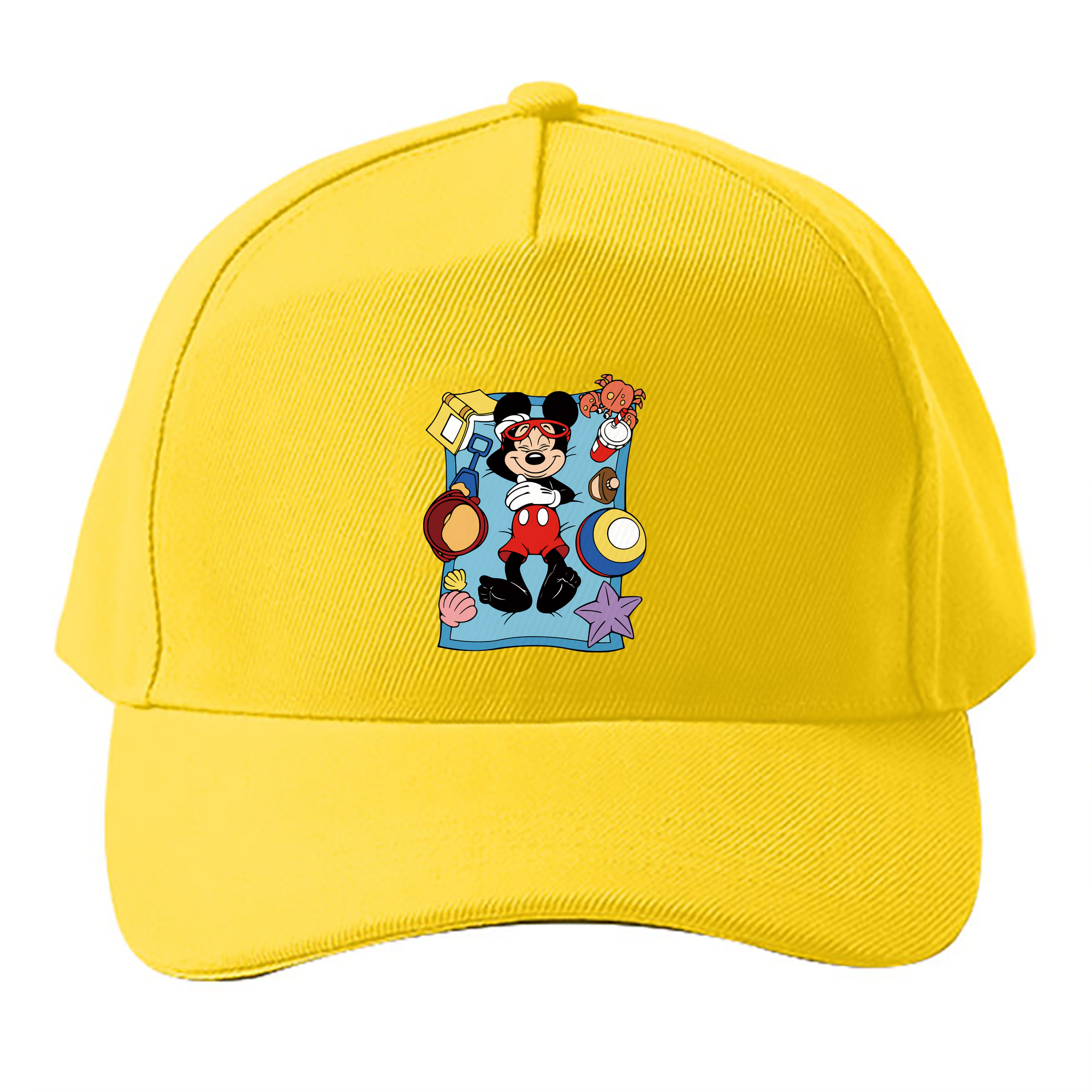 （画像用） ミッキーマウス Mickey Mouse ベースボールキャップ 綿100％ 男女兼用 帽子 スポーツ
